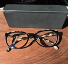 Vera Wang V575 Black W/cream Tortoise Glasses Frames, Includes +1.00 Reader Lens Pre-owned. Price: $20.00.
