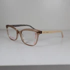 Betsey Johnson Flora Affair Tan Cat-eye Full Rim Eyeglasses Frames 52-16-135MM New. Price: $104.95.