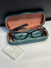 New Gucci GG0112OA Black Gold Designer Acetate & Metal Eyeglasses Frames. Price: $181.24.