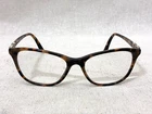 Versace Mod 3213-B 944 Eyeglasses Frames Brown Havana Gold Logo 54-17-140 Pre-owned. Price: $35.00.