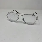 Ray-ban RB6489 2501 58-14-140 Silver Aviator Ii Eyeglasses EC30 Pre-owned. Price: $52.80.