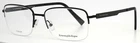 Ermenegildo Zegna EZ5025 002 Black Mens Rectangle Eyeglasses 54-18-145 B:38 New. Price: $84.99.