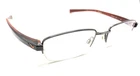 Nike 8072 089 Dark Gunmetal Gray Orange Half Rim Eyeglasses Frames 49-18 140 Pre-owned. Price: $69.99.