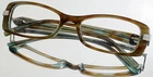 Originale Jones New York J738 Eyeglasses Aqua/brown Plastic 52-17-135. Price: $59.00.