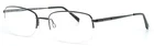 Charmant CH29103 Dg Dark Gray Mens Rectangle Half Rim Eyeglasses 55-19-145 B:34 New. Price: $34.99.