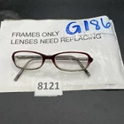 Anne Klein New York Eyeglasses Frame AK8028 117 49-17-135 Black Crystal G186 Pre-owned. Price: $5.66.