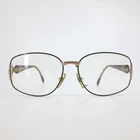 Gucci Gg 2266 M80 Gold Black Eyeglasses Frames Italy 56-16-130 Horsebit Logo Pre-owned. Price: $167.98.