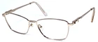 Salvatore Ferragamo SF2198 688 Light Gold Eyeglasses Frame 55-15-140 Pre-owned. Price: $72.00.