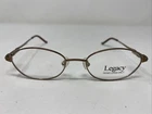 Legacy Wm 5024 Mc 49-17-135 Mocha Brown Metal Full Rim Eyeglasses Frame :124 New. Price: $44.00.