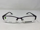 Essential Eyewear 1163 2501 49-15-135 Violet Half Rim Eyeglasses Frame O680 New. Price: $48.00.