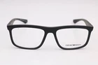 Emporio Armani EA3246 5001 Matte Black Square Eyeglasses Frames 55-17-145 New. Price: $99.95.