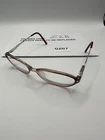 Marcolin National Eyeglasses Womens NA0307 52-16-135 Brown Crystal Frames Only Pre-owned. Price: $16.99.
