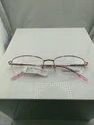 Christie Brinkley Gleeful Eyeglasses Frame Pink Metal Half Rim 53-17-135 Nwt New. Price: $24.00.