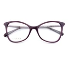 Gucci GG1360O 003 Plum Unisex New Authentic Full Rim Eyeglasses Frames 53-17-140. Price: $215.00.