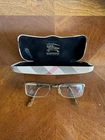 Burberry B1006 1012 Eyeglasses 52-18-140 Brown Half Rim Made In Italy W/ Case Pre-owned. Price: $35.00.