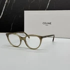 CL50068I 093 Celine Women Cat Eyeglasses Khaki Eyewear. Price: $234.00.