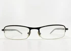 Ray-ban RB8612 1012 Eyeglasses Satin Black Titanium Half Rim Frames 50-18-140 Pre-owned. Price: $34.99.