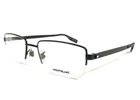 Montblanc Eyeglasses Frames MB0188O 004 Black Rectangle Half Rim 57-20-145 New. Price: $199.99.