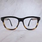 Tom Ford TF5372 005 Eyeglasses Black Tortoise Gold Cat Frame 54-16-145 Italy Pre-owned. Price: $269.99.