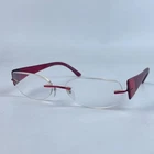 Silhouette 6650 40 6054 Women Eyeglasses Red & Pink Plastic Rimless 53-17-135 Mm Pre-owned. Price: $99.99.