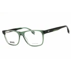 Hugo Boss Men's Eyeglasses Green Horn Rectangular Full Rim Frame 1646 06AK 00 New. Price: $52.79.