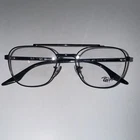New Ray-ban Rb 6485 2509 Black Aviator Authentic Frames Eyeglasses 53-19. Price: $69.99.