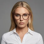 Tom Ford Eyeglasses FT5877-B 046 Women Brown Cat Frames 56MM New. Price: $309.20.