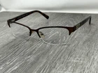 Armani Exchange AX1004 6016 Womens Brown Half Rim Eyeglasses Frames 52/17 Pre-owned. Price: $30.00.