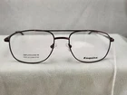 Esquire EQ8819 Titanium Eyeglasses 54-17-145 Brown With Case New. Price: $214.00.