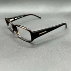 Hugo Boss 0043/U 0086 Eyeglasses Frame Dark Brown Tort Flex Italy 52-15-125 Used Pre-owned. Price: $38.95.