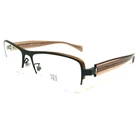 Face Eyeglasses Frames Loris 9244 Black Brown Rectangle 55-18-135 New. Price: $181.99.