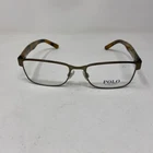 Polo Ralph Lauren 1157 9301 53-17-145 Brown Flex Hinge Eyeglasses 325E New. Price: $90.00.