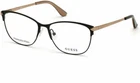 Guess 002 Matte Black Metal Optical Eyeglasses Frame 55-15-140 Rx New. Price: $79.60.
