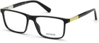 Guess GU1982 001 Black Rectangle Plastic Eyeglasses Frame 53-16-145 New. Price: $91.60.