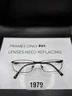 Ray-ban RB6103 2509 Eyeglasses Frame Only Black/rectangle 53-16-140 Pre-owned. Price: $17.99.
