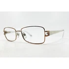 Luxottica Eyeglasses Frames Womens Brown White Rectangular 54-17-135 28016 Pre-owned. Price: $27.99.