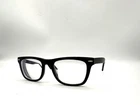 Muse 39-P9408 Classic Acetate Eyeglass Frames Matte Black 51-20-145 Pre-owned. Price: $15.00.