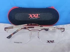 New Men's Xxl Eyeglass Frame Viper Gold Semi-rimless Titanium 60-18-155. Price: $79.95.