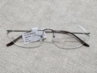 Naturally Rimless Eyeglass Frames Glasses NR343 Gun 50-19-135 004981586 New. Price: $24.90.