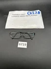 Ray-ban Halfrimless Eyeglasses RB6101 2503 50-18-135 Black Polish G128 Pre-owned. Price: $20.24.