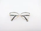 Carolina Herrera Eyeglasses, Frames Only, VHE195K 0301, 55-16-140, Black/gold Pre-owned. Price: $44.99.