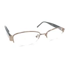 Coach Suzanna 246 Tan Brown Metal Half Rim Eyeglasses Frames 135 Women Designer Pre-owned. Price: $44.99.