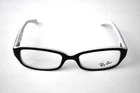 Ray-ban Small Black White Frame RB1529 3579 Optical 47-16-125 Eyeglasses New. Price: $49.99.
