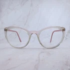 Prada Vpr 07V Clear Pink Cat Eyeglass Frames Women 51-20-145 Made Italy Pre-owned. Price: $51.19.