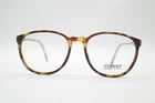 Vintage Esprit Optyl 7037 10 Brown Oval Frame Eyeglasses Nos New. Price: $56.50.