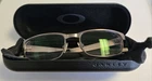 Oakley Metal Plate OX5038-0655 Brushed Chrome Titanium Size 55/18/140 Eyeglasses Pre-owned. Price: $125.00.