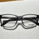 Steve Madden Cv Nelton Grey Full Rim Plastic Eyeglass Frames 55-16-145 New. Price: $34.99.