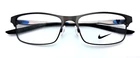 Nike 8046 071 Square Black Gunmetal Authntic Full Rim Eyeglasses Frame 54-16-140 New. Price: $66.11.