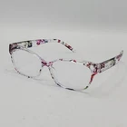 Zenni Glass Eyewear Prescription Frames 2018723 Floral Pre-owned. Price: $15.00.