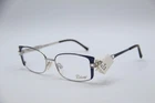 New Diva 5458 C.225/E Blue Silver Authentic Designer Eyeglasses 51-17. Price: $84.15.